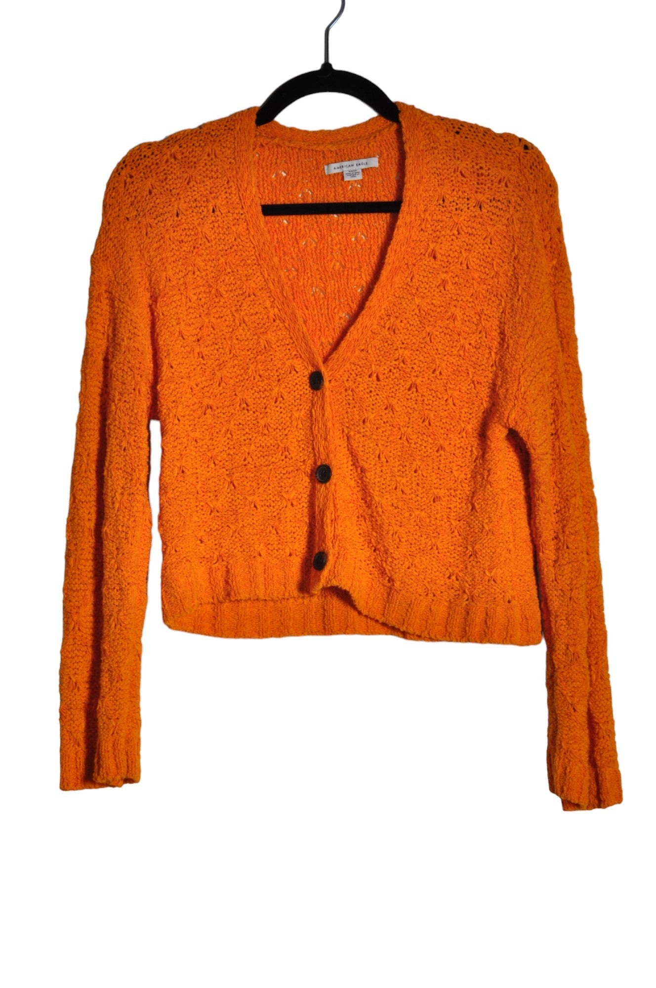 AMERICAN EAGLE Women Knit Tops Regular fit in Orange - Size S | 8.8 $ KOOP