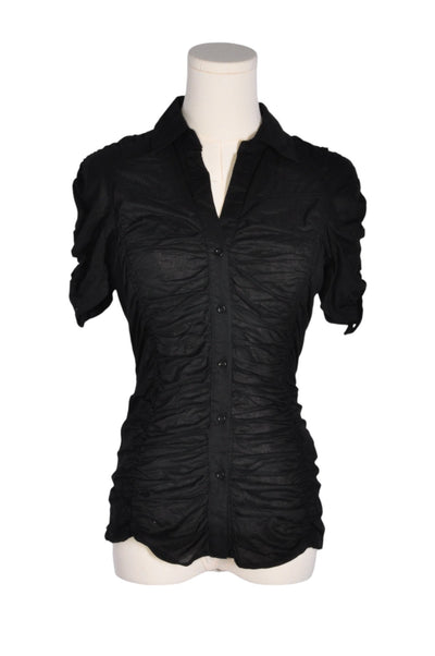 CHATEAU Women Button Down Tops Regular fit in Black - Size XS | 11.25 $ KOOP