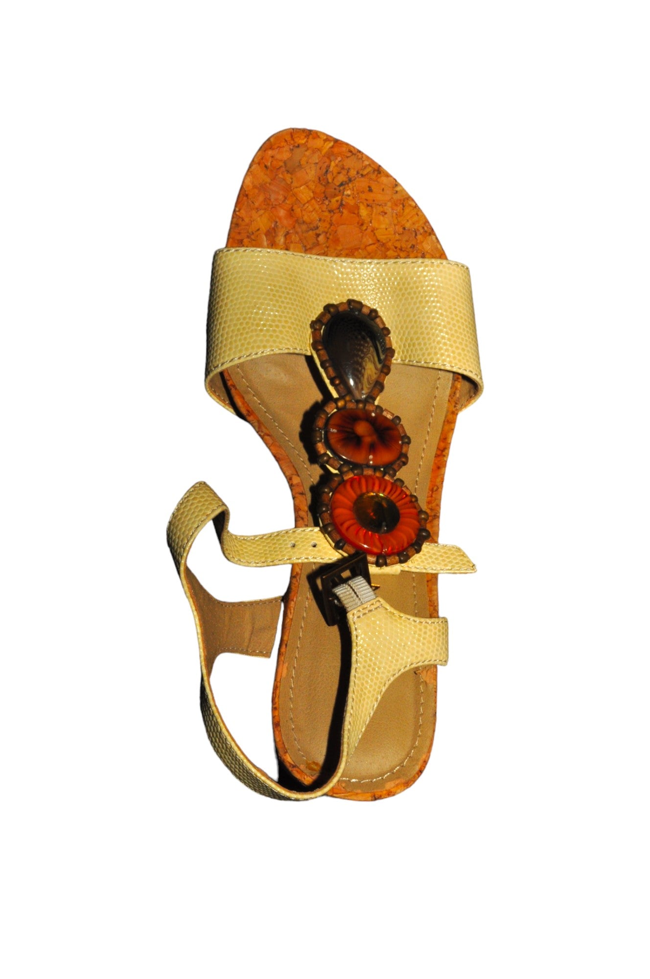 KENNETH COLE Women Sandals Regular fit in Beige - Size 6 | 14.4 $ KOOP