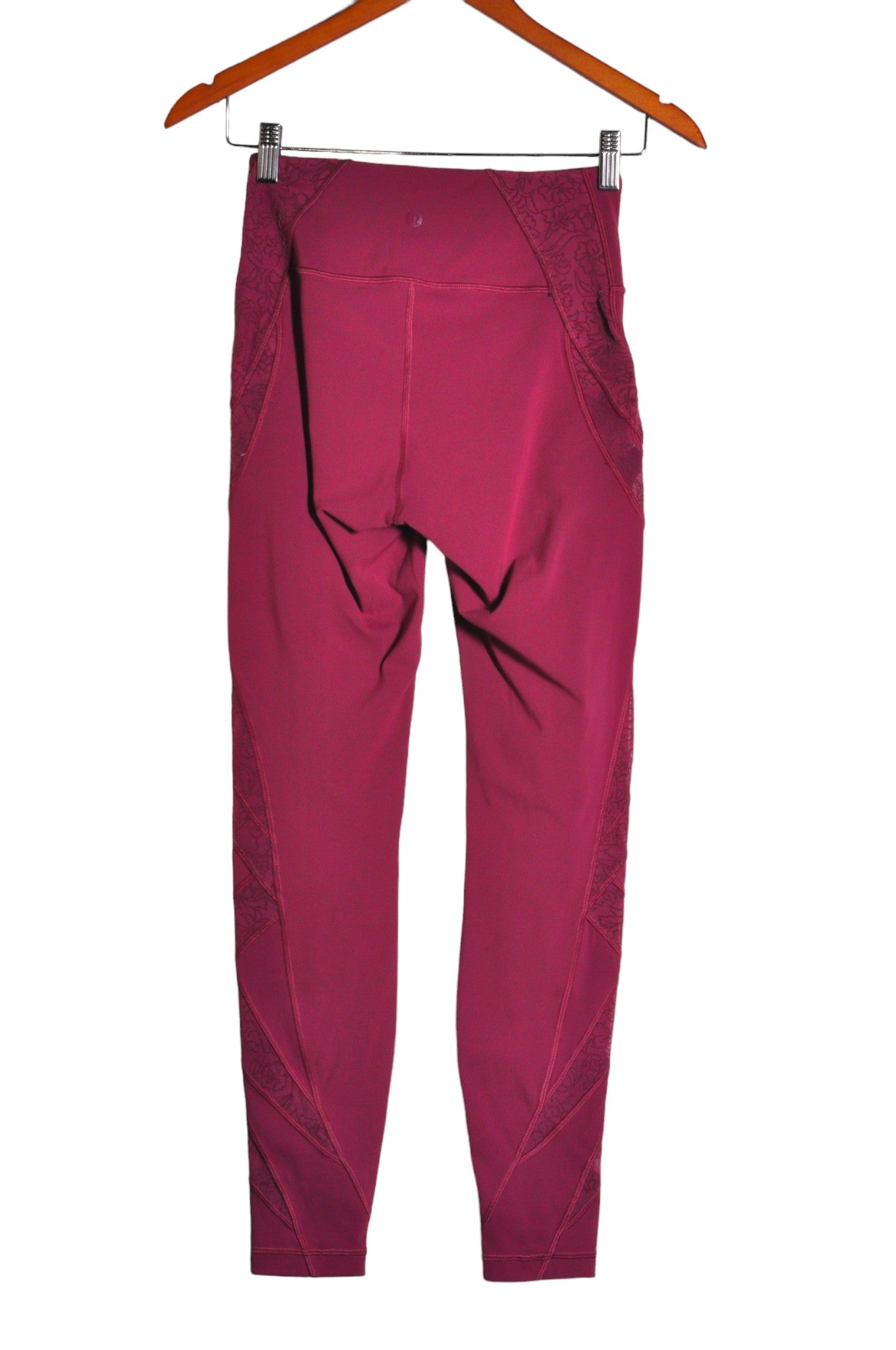 LULULEMON Women Activewear Leggings Regular fit in Red - Size 4 | 39.2 $ KOOP