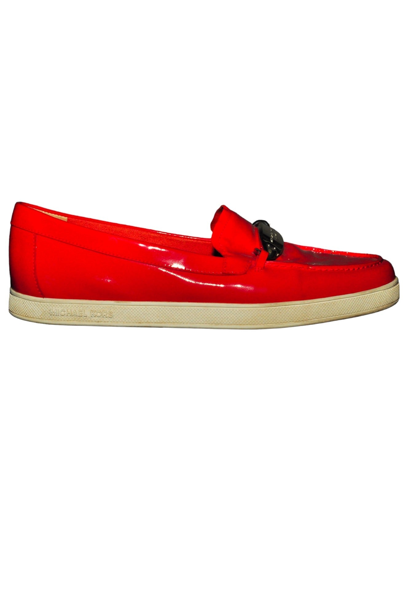 MICHAEL KORS Women Flat Shoes Regular fit in Red - Size 7.5 | 28.4 $ KOOP