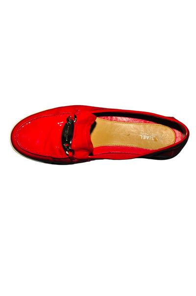 MICHAEL KORS Women Flat Shoes Regular fit in Red - Size 7.5 | 28.4 $ KOOP