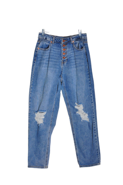 VANILIA STAR Women High-Waisted Jeans Regular fit in Blue - Size 7 | 29.99 $ KOOP