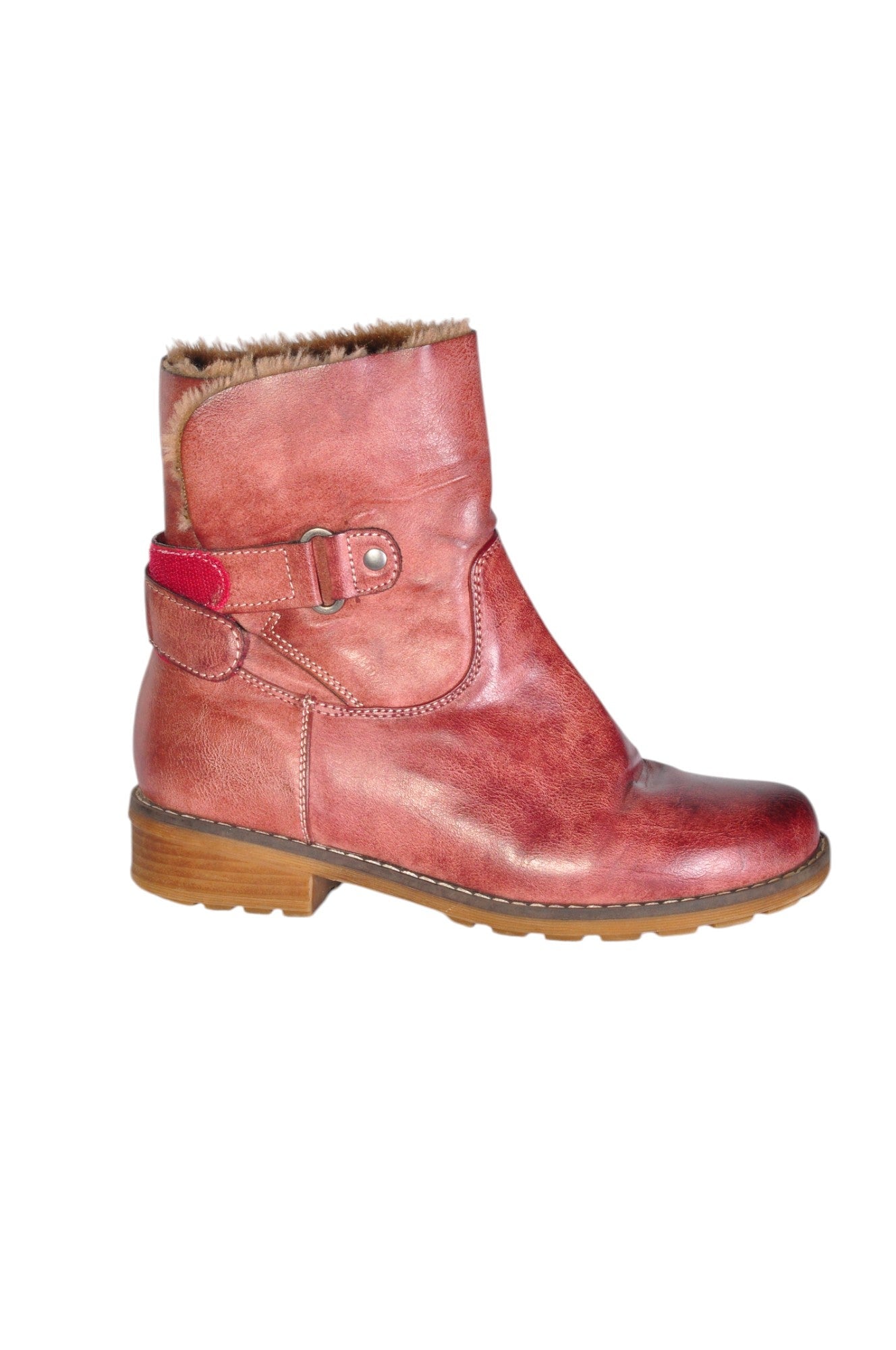 VANGELO Women Boots Regular fit in Red - Size 37 | 18 $ KOOP