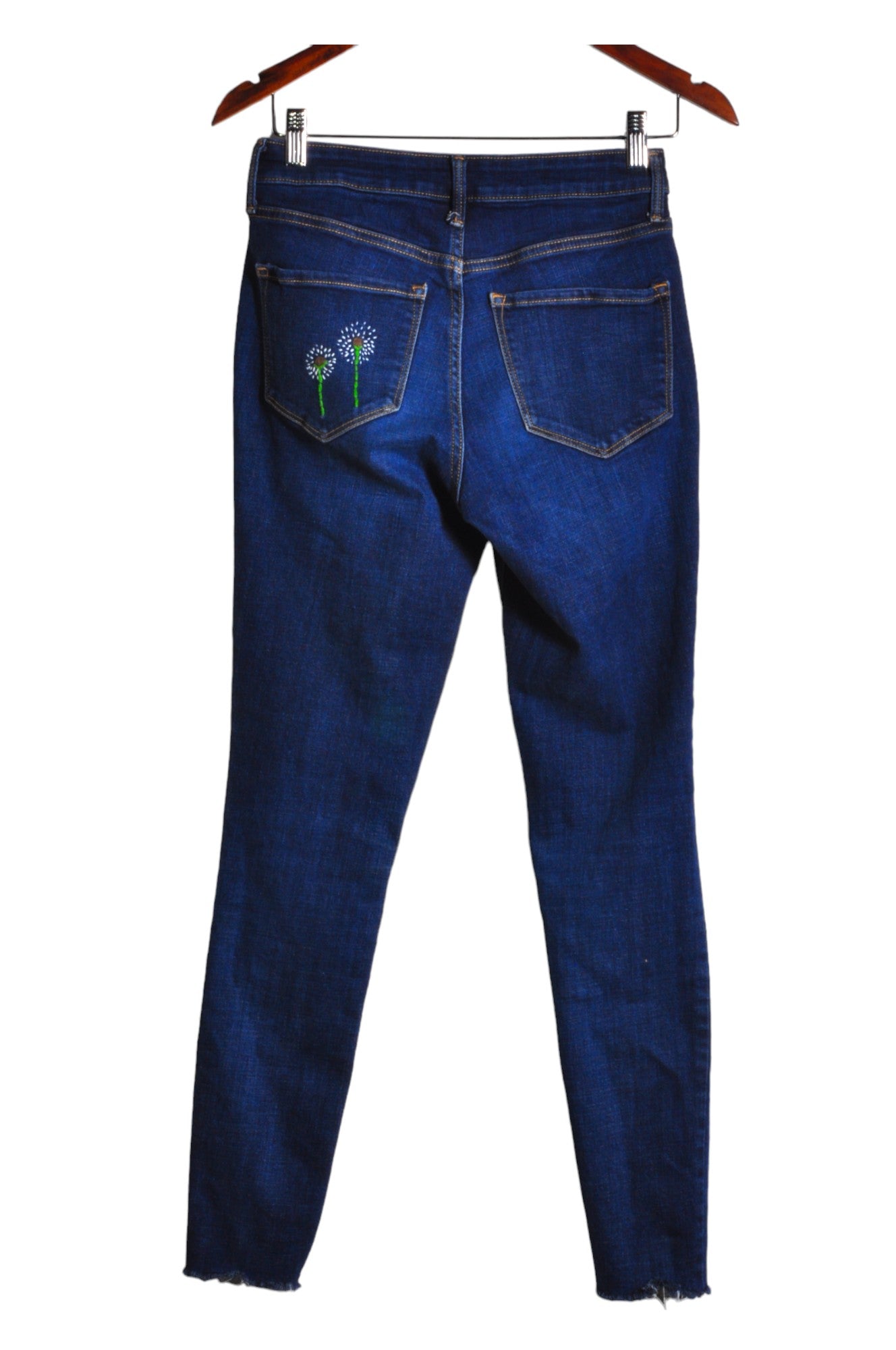 OLD NAVY Women Straight-Legged Jeans Regular fit in Blue - Size 4 | 16 $ KOOP