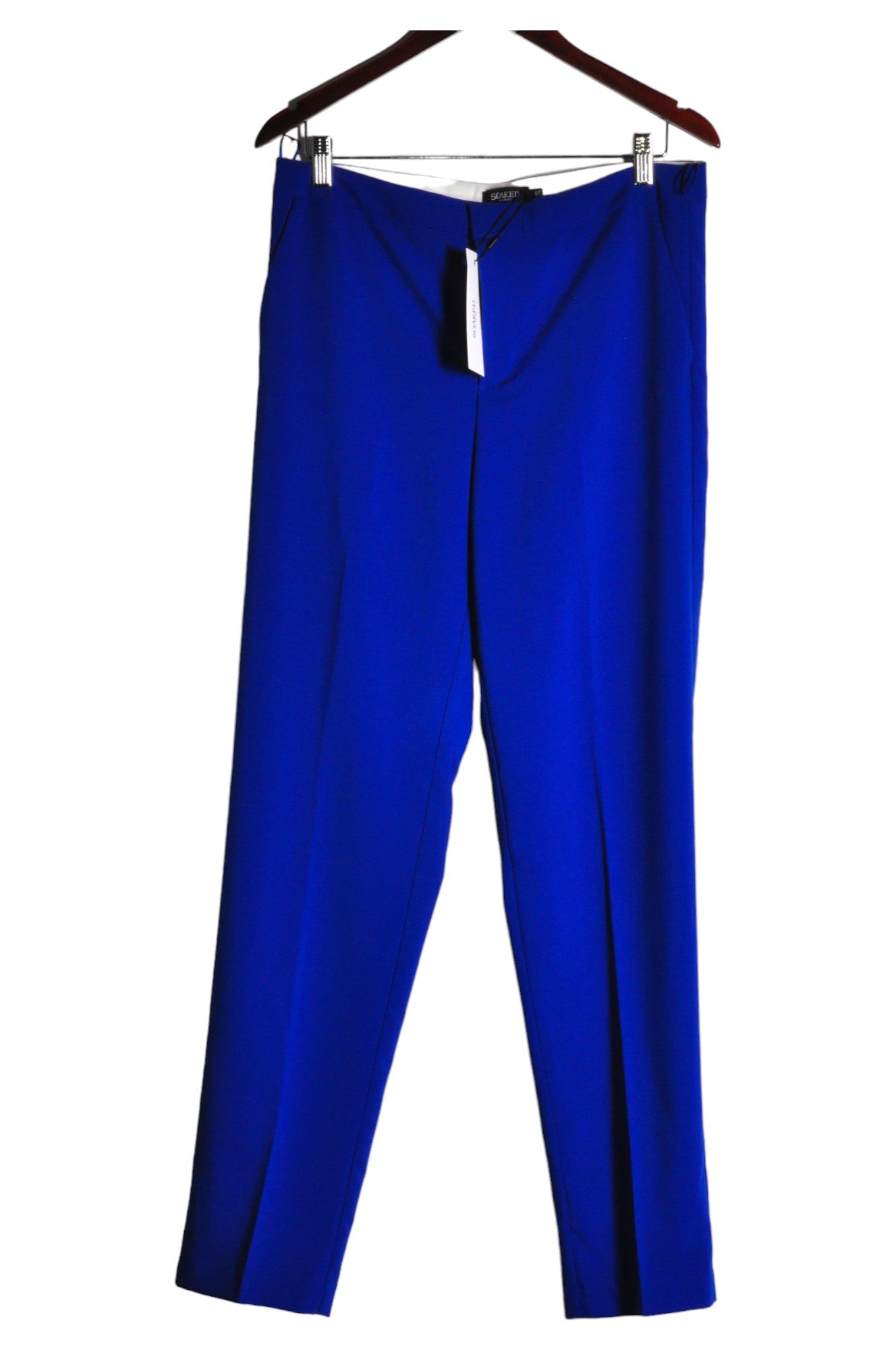 SOAKED IN LUXURY Women Work Pants Regular fit in Blue - Size L | 77 $ KOOP