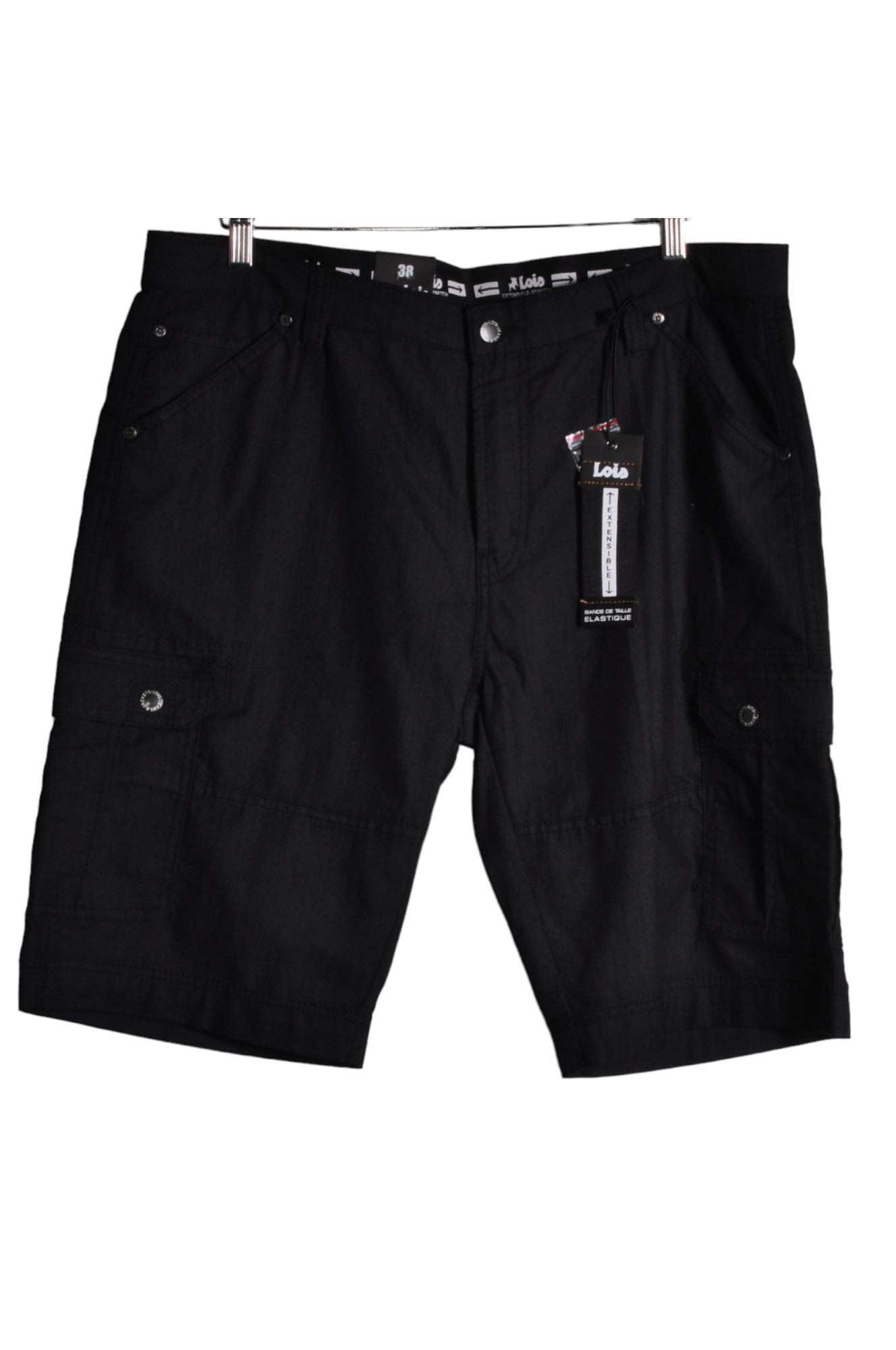 LOIS Men Classic Shorts Regular fit in Black - Size 38 | 35 $ KOOP