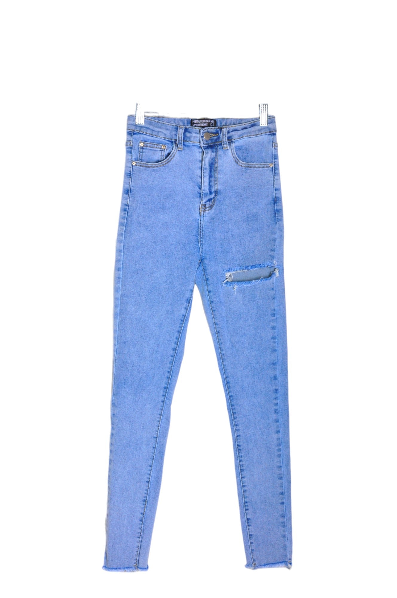 PRETTY LITTLE THING Women Skinny Jeans Regular fit in Blue - Size 4 | 29.99 $ KOOP