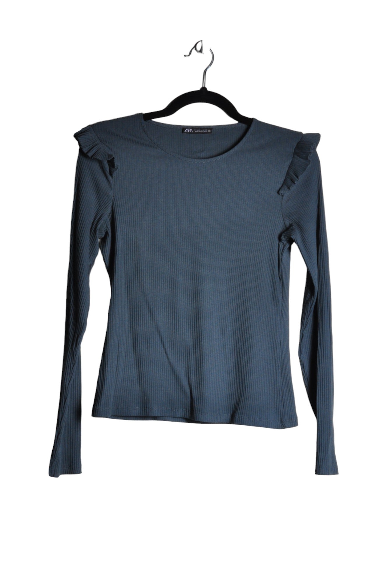 ZARA Women T-Shirts Regular fit in Blue - Size M | 20.4 $ KOOP