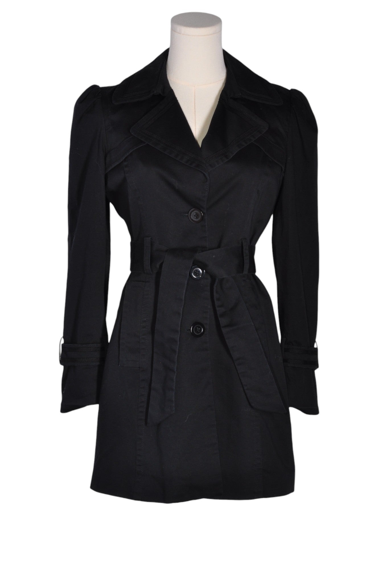 WHITE HOUSE BLACK MARKET Women Trenchcoats Regular fit in Black - Size XS | 74.29 $ KOOP