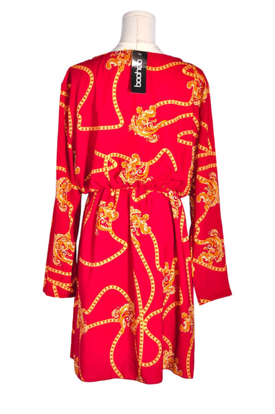 BOOHOO Women Wrap Dresses Regular fit in Red - Size 16 | 24.39 $ KOOP