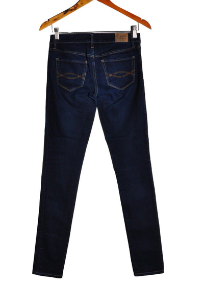 ABERCROMBIE & FITCH Women Straight-Legged Jeans Regular fit in Blue - Size 26x31 | 37.6 $ KOOP