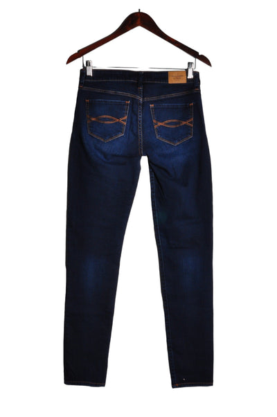 ABERCROMBIE & FITCH Women Straight-Legged Jeans Regular fit in Blue - Size 27 | 37.6 $ KOOP