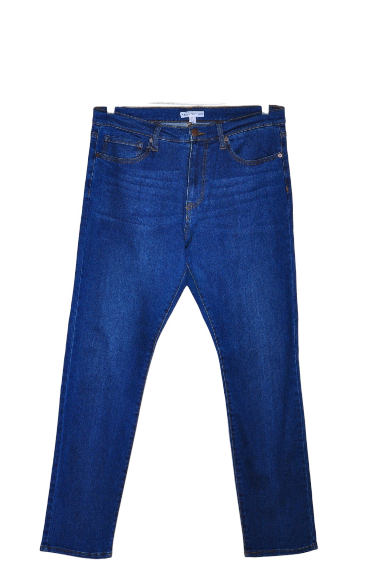AND NOW THIS Women Straight-Legged Jeans Regular fit in Blue - Size 34 | 20.2 $ KOOP