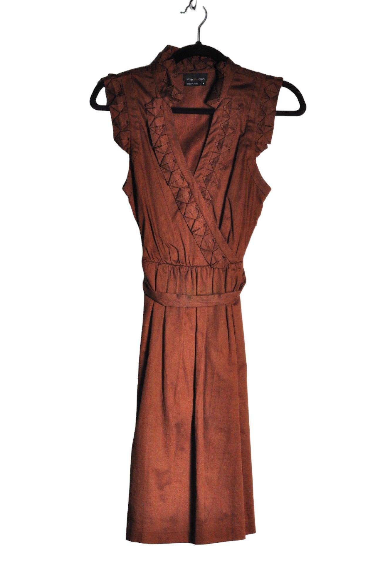 MAX AND CLEO Women Wrap Dresses Regular fit in Brown - Size 6 | 11.2 $ KOOP