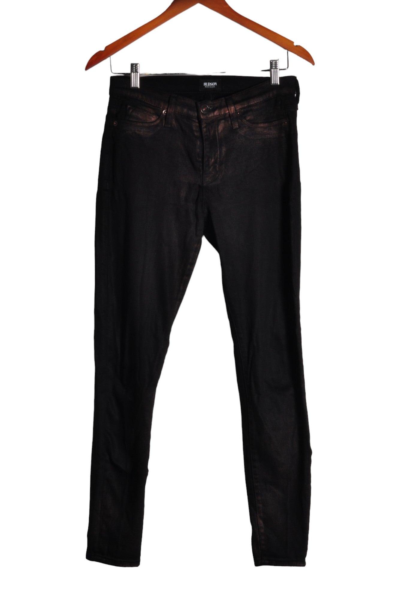 HUDSON Women Straight-Legged Jeans Regular fit in Black - Size 28 | 78 $ KOOP