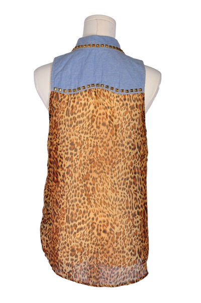 GUESS Women Button Down Tops Regular fit in Brown - Size S | 29.99 $ KOOP