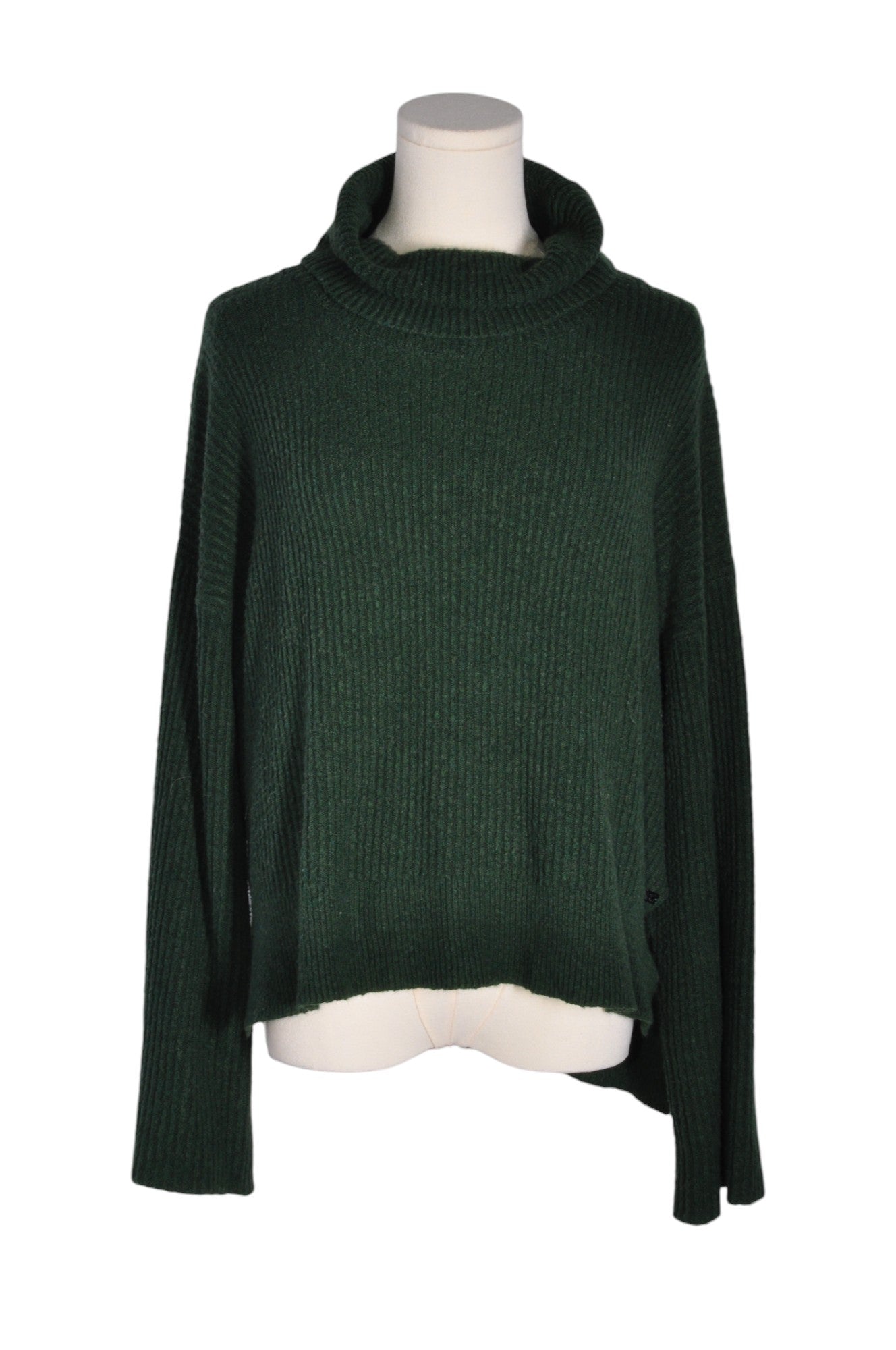 MONK & LOU Women Turtleneck Tops Regular fit in Green - Size M | 19.99 $ KOOP