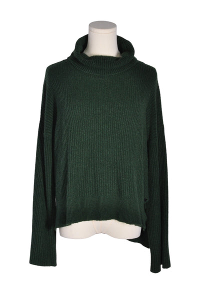 MONK & LOU Women Turtleneck Tops Regular fit in Green - Size M | 19.99 $ KOOP