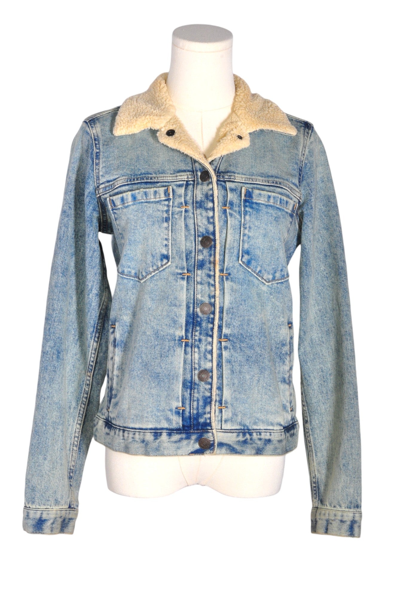 GAP Women Denim Jackets Regular fit in Blue - Size S | 29.99 $ KOOP