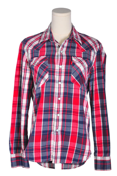UNBRANDED Women Button Down Tops Regular fit in Red - Size S | 9.99 $ KOOP