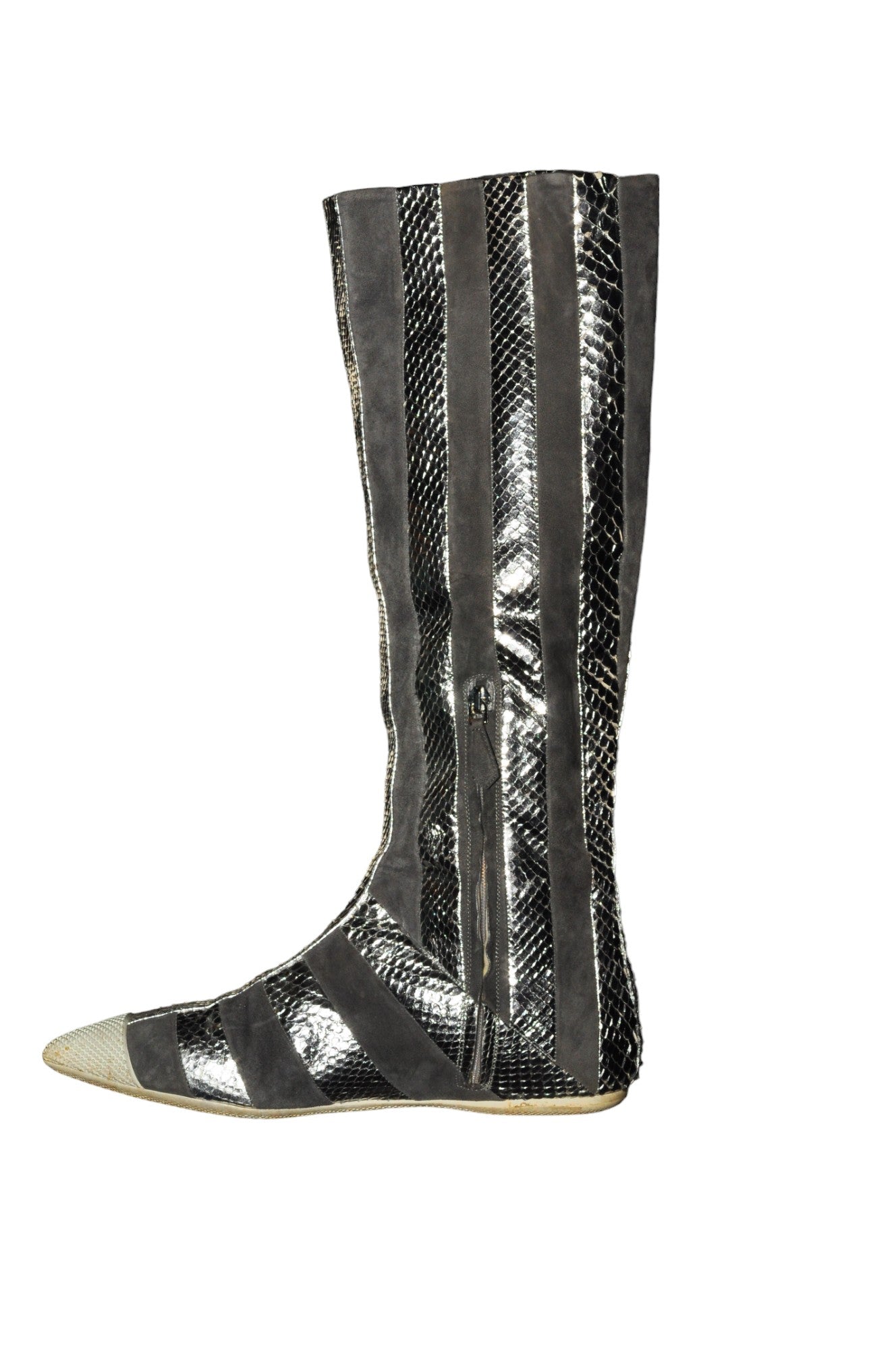 PRADA Women Boots Regular fit in Gray - Size 8 | 448.99 $ KOOP