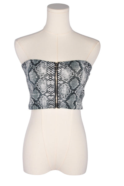 UNBRANDED Women Crop Tops Regular fit in Gray - Size M | 9.99 $ KOOP