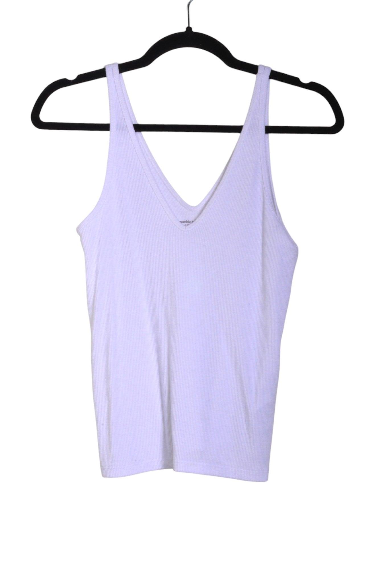 ABERCROMBIE & FITCH Women Tank Tops Regular fit in White - Size XS | 13 $ KOOP