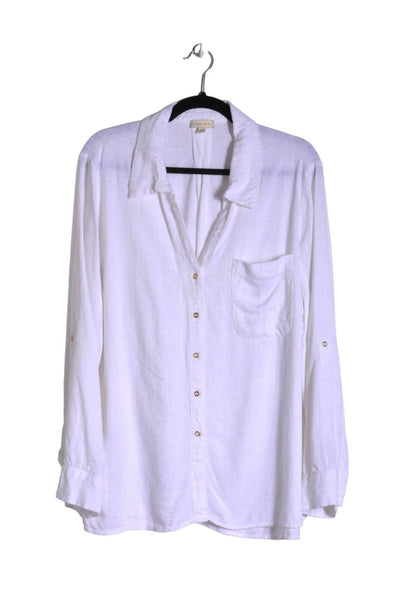 LAURA Women Button Down Tops Regular fit in White - Size 16 | 20.2 $ KOOP