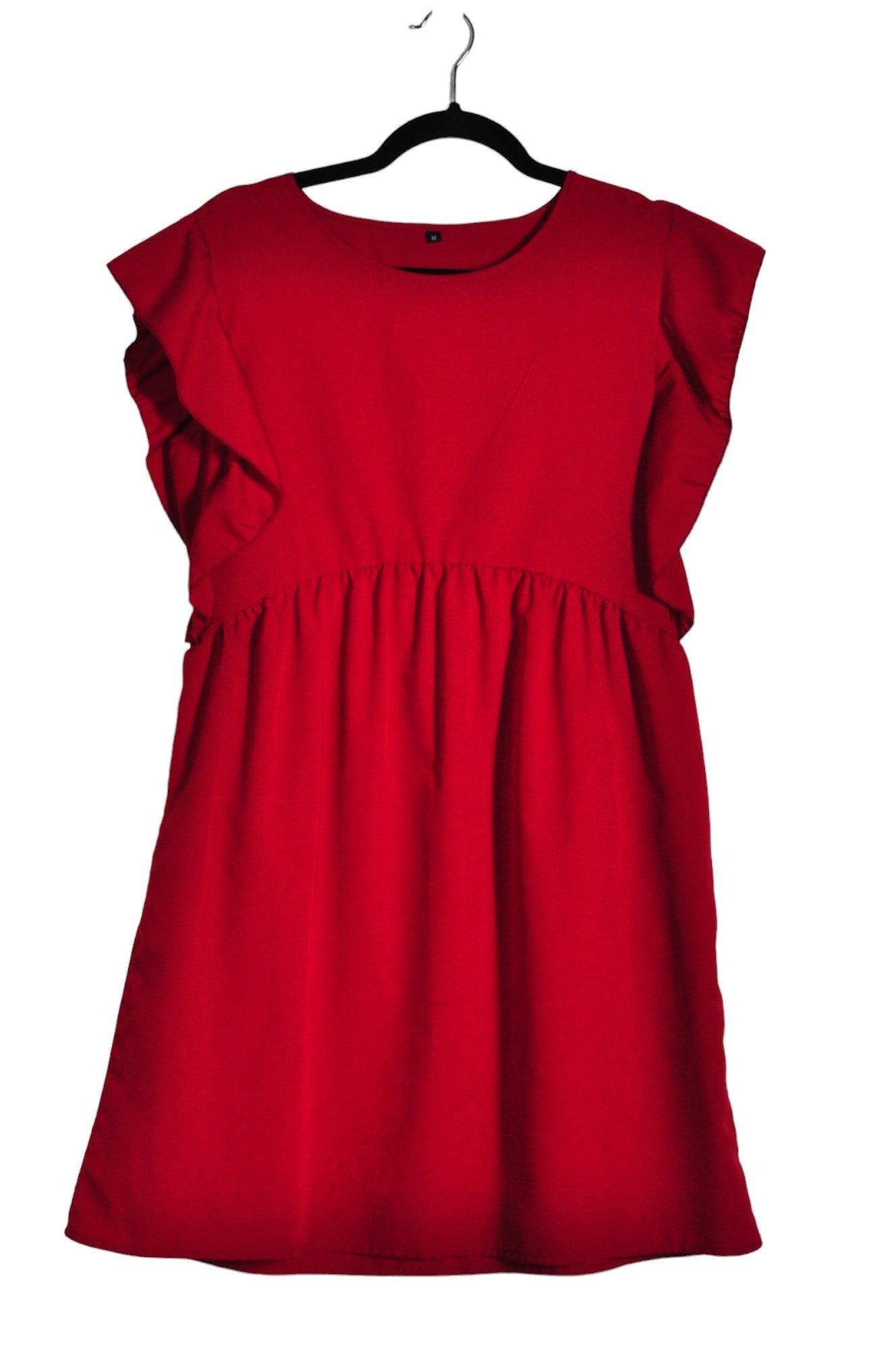 SHEIN Women Mini Dresses Regular fit in Red - Size M | 13.25 $ KOOP