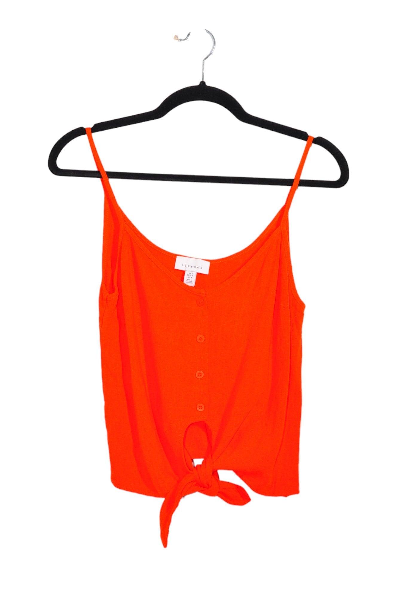 TOPSHOP Women Blouses Regular fit in Orange - Size 4 | 9.99 $ KOOP