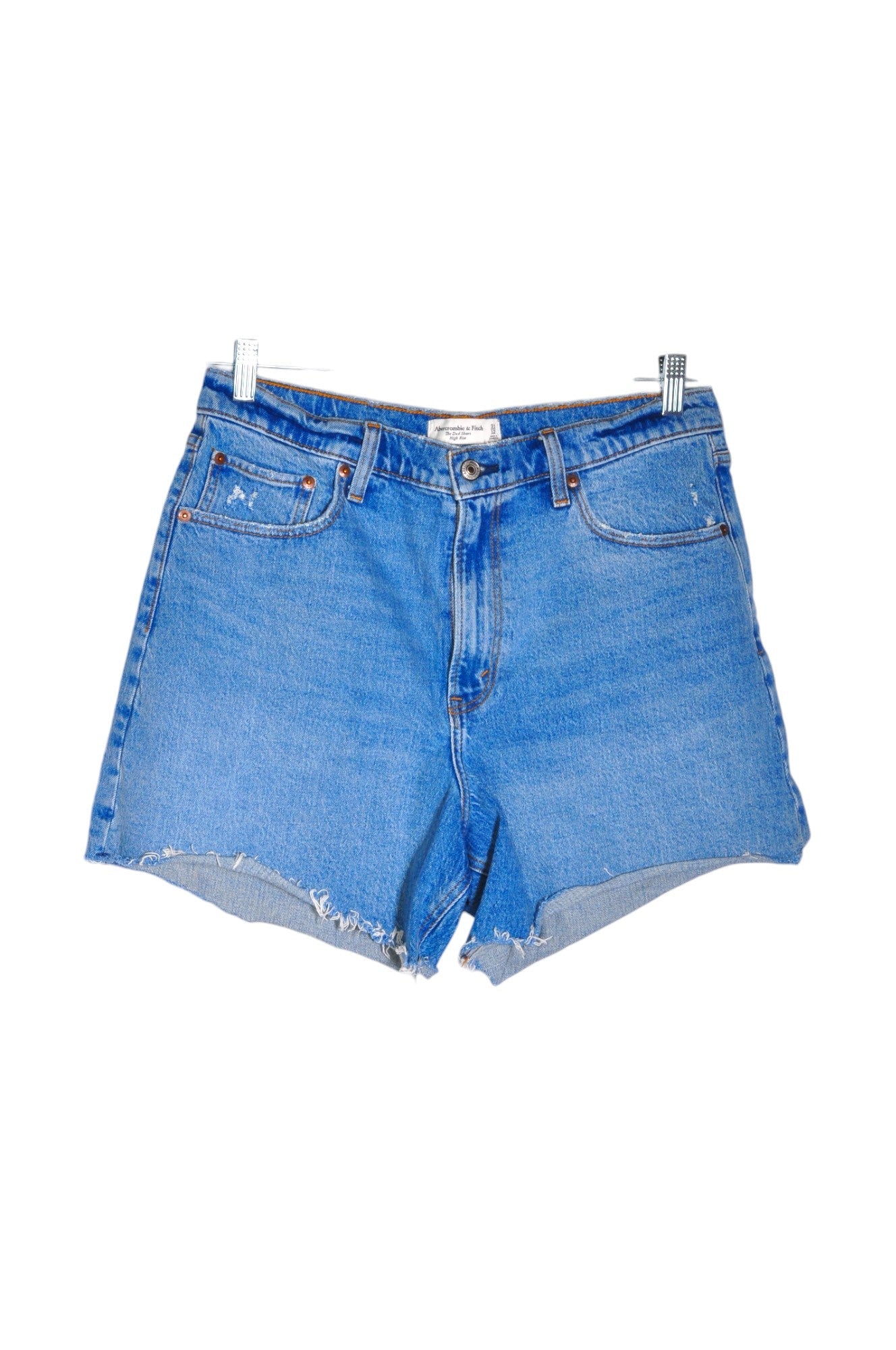 ABERCROMBIE & FITCH Women Denim Shorts Regular fit in Blue - Size 31 | 23.29 $ KOOP