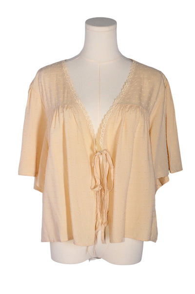 SHEIN Women Blouses Regular fit in Beige - Size 2XL | 9.99 $ KOOP