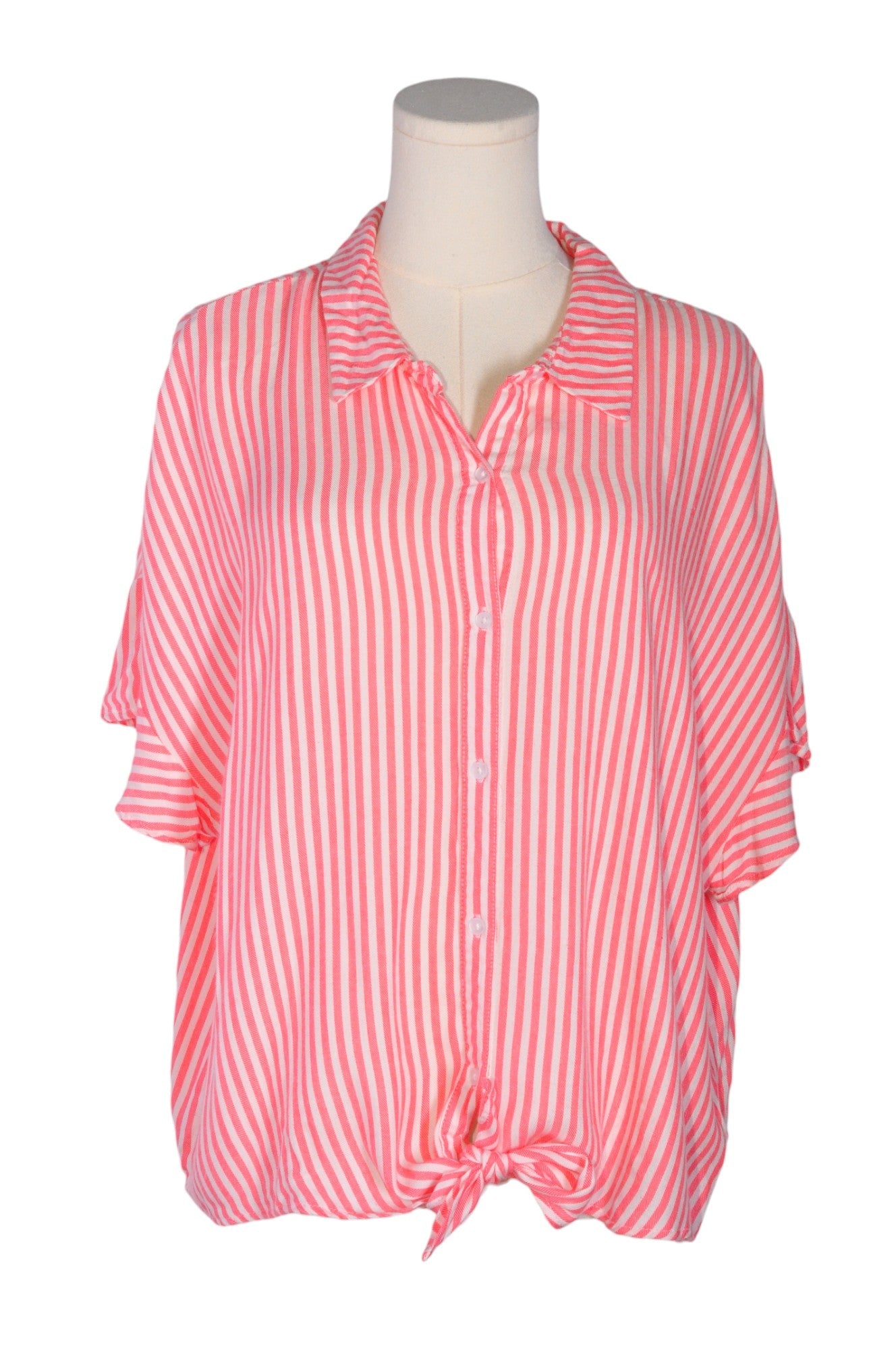 GEORGE Women Button Down Tops Regular fit in Red - Size XXL | 11.19 $ KOOP