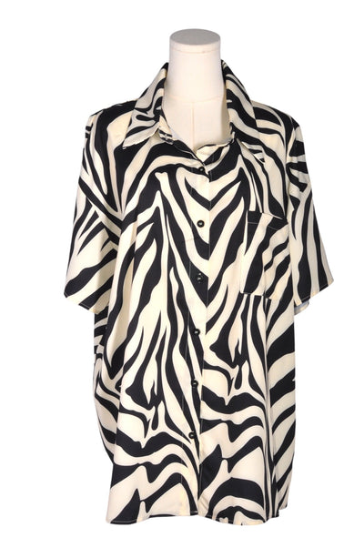 SHEIN Women Button Down Tops Regular fit in White - Size XL | 9.99 $ KOOP