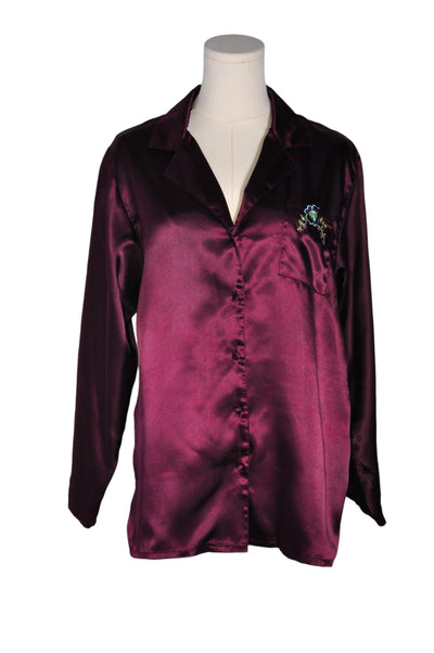 LA VIE EN ROSE Women Button Down Tops Regular fit in Purple - Size L | 10.35 $ KOOP