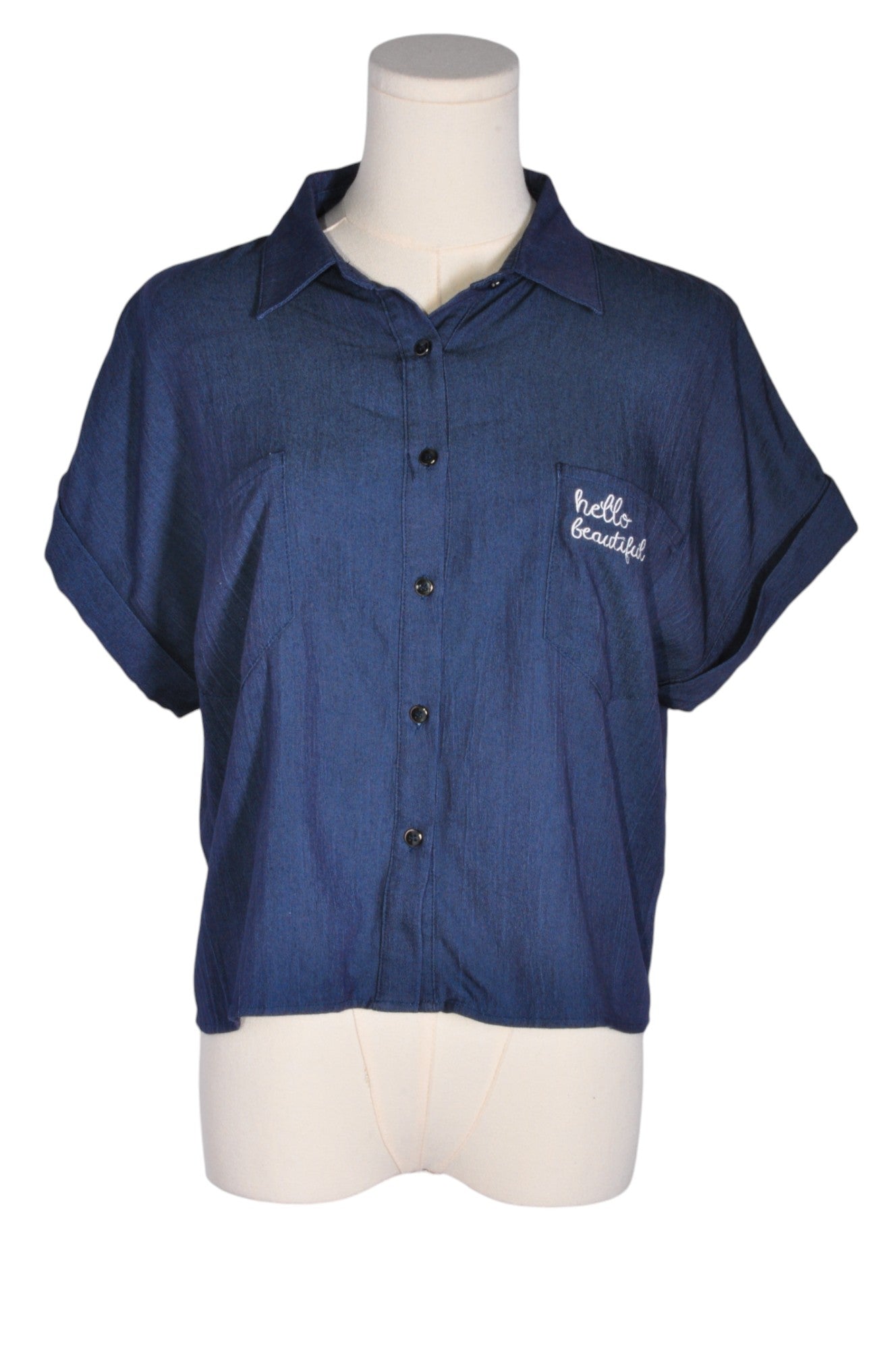 LE LIS Women Button Down Tops Regular fit in Blue - Size S | 13.25 $ KOOP