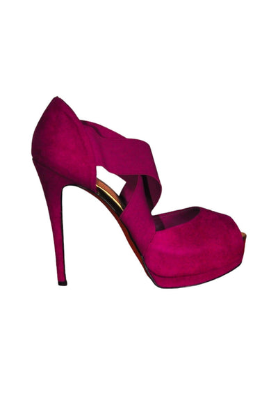 HALSTON Women Heels Regular fit in Purple - Size 8.5 | 18 $ KOOP