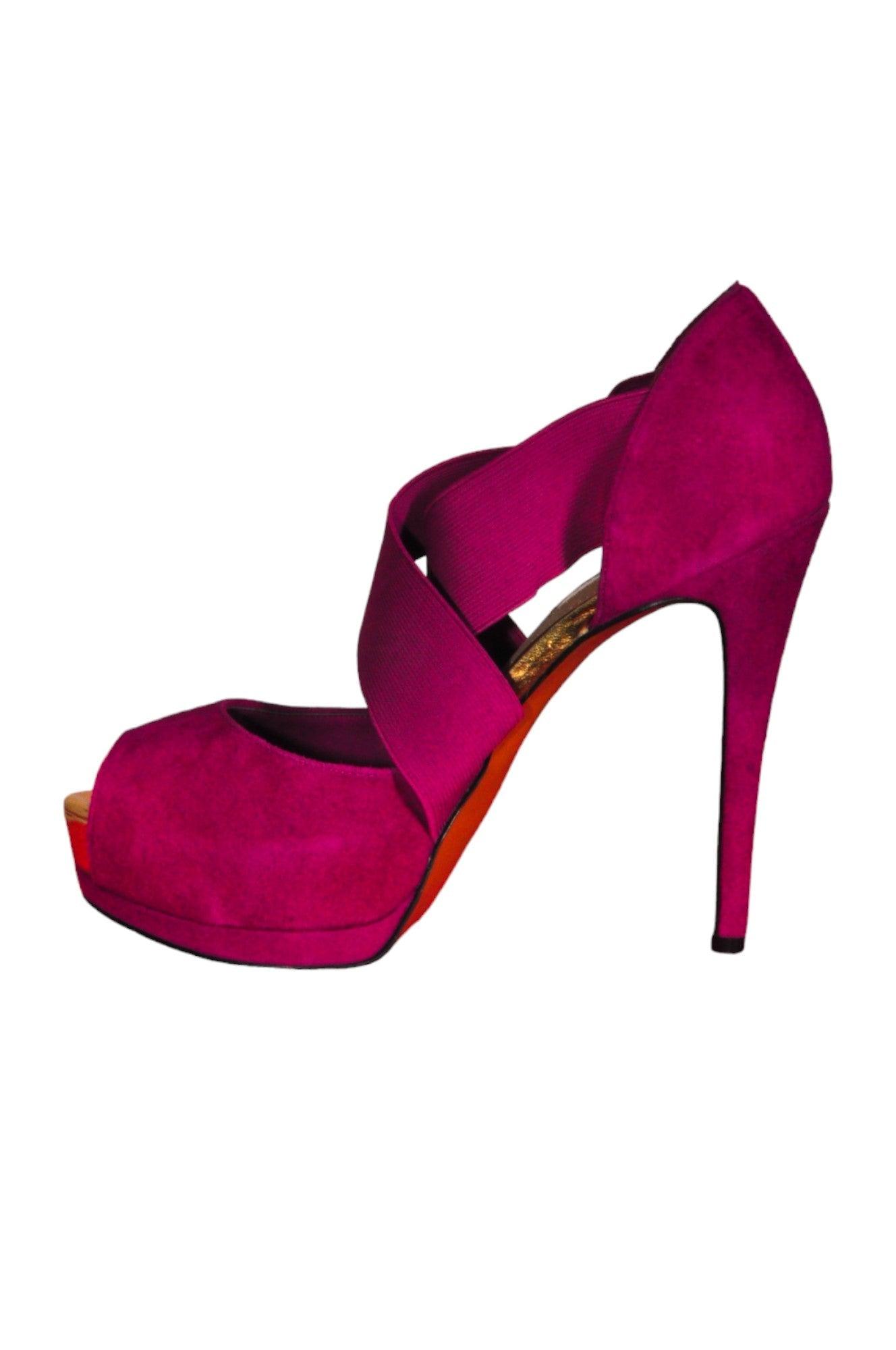 HALSTON Women Heels Regular fit in Purple - Size 8.5 | 18 $ KOOP