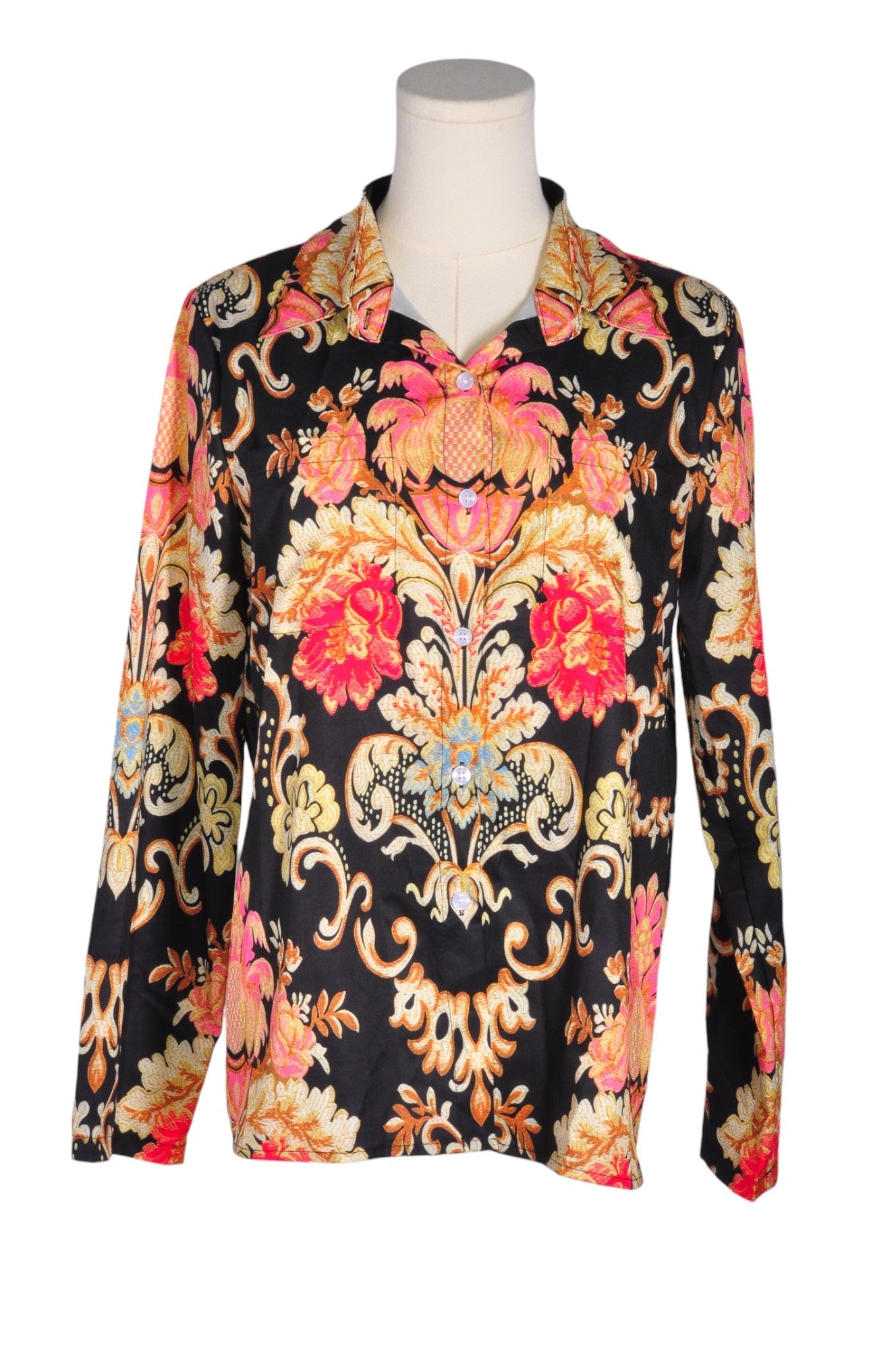 UNBRANDED Women Button Down Tops Regular fit in Pink - Size M | 9.99 $ KOOP