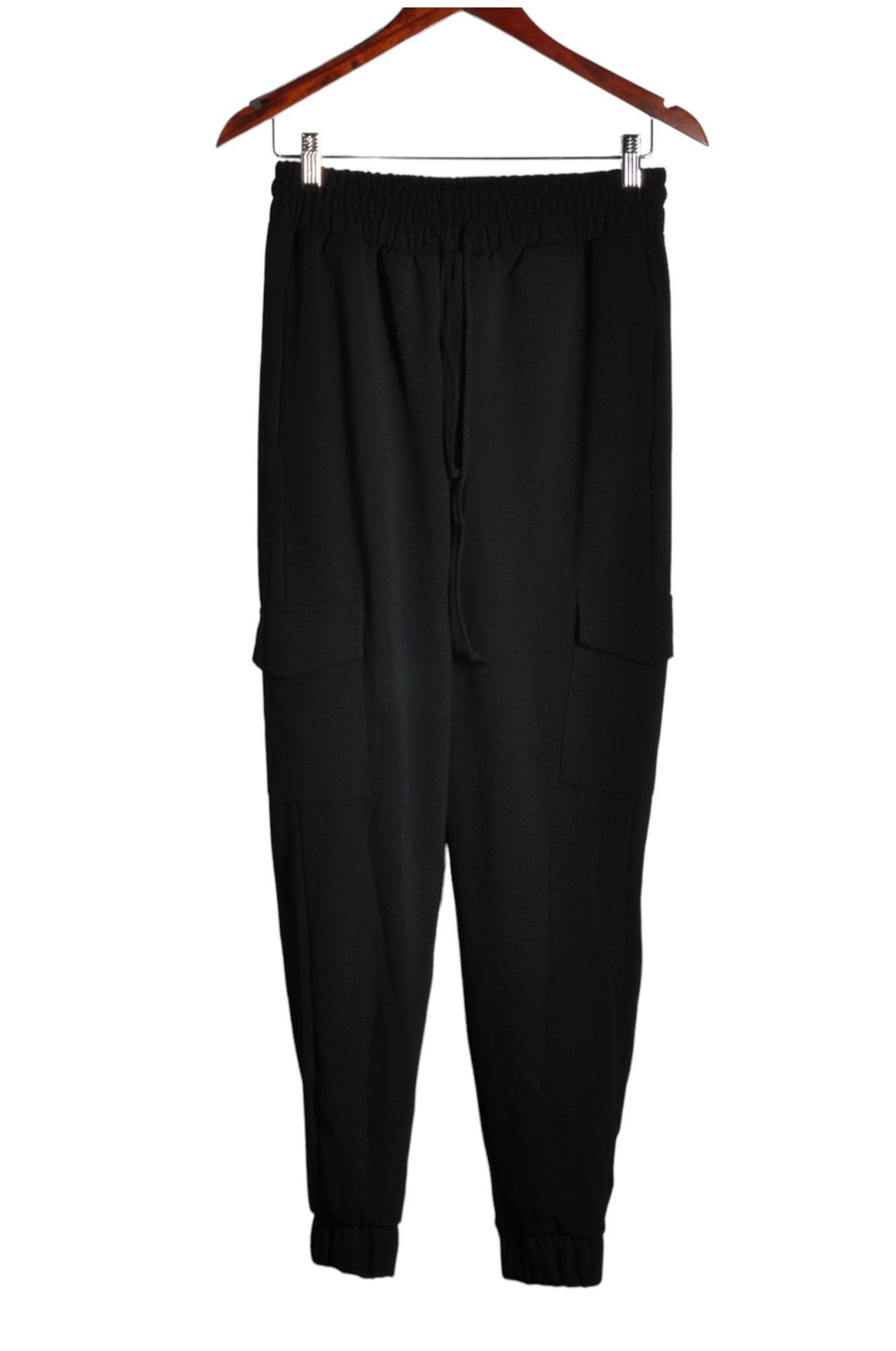 FOREVER 21 Women Work Pants Regular fit in Black - Size L | 11.29 $ KOOP