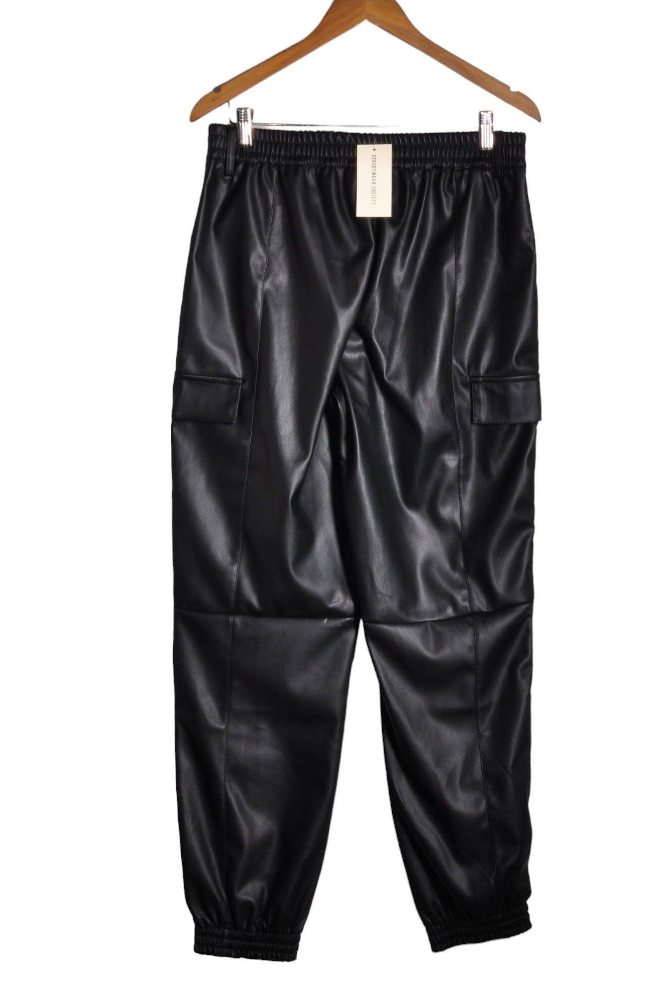 STREETWEAR SOCIETY Women Work Pants Regular fit in Black - Size L | 9.99 $ KOOP