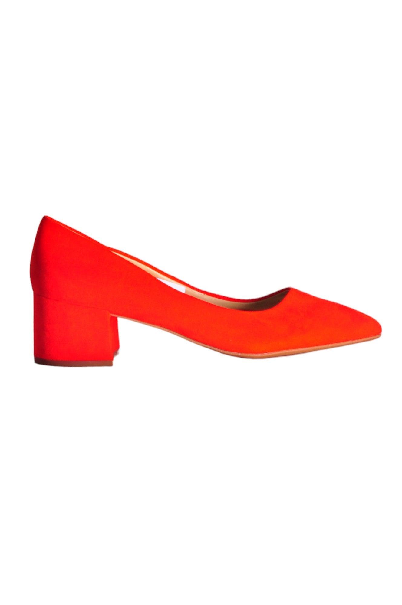 JOE FRESH Women Heels Regular fit in Orange - Size 6 | 11.2 $ KOOP