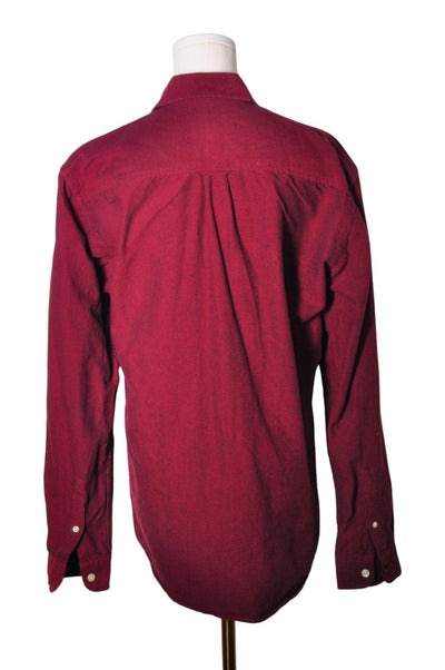 FRANK & OAK Men Button Down Tops Regular fit in Red - Size M | 16.7 $ KOOP