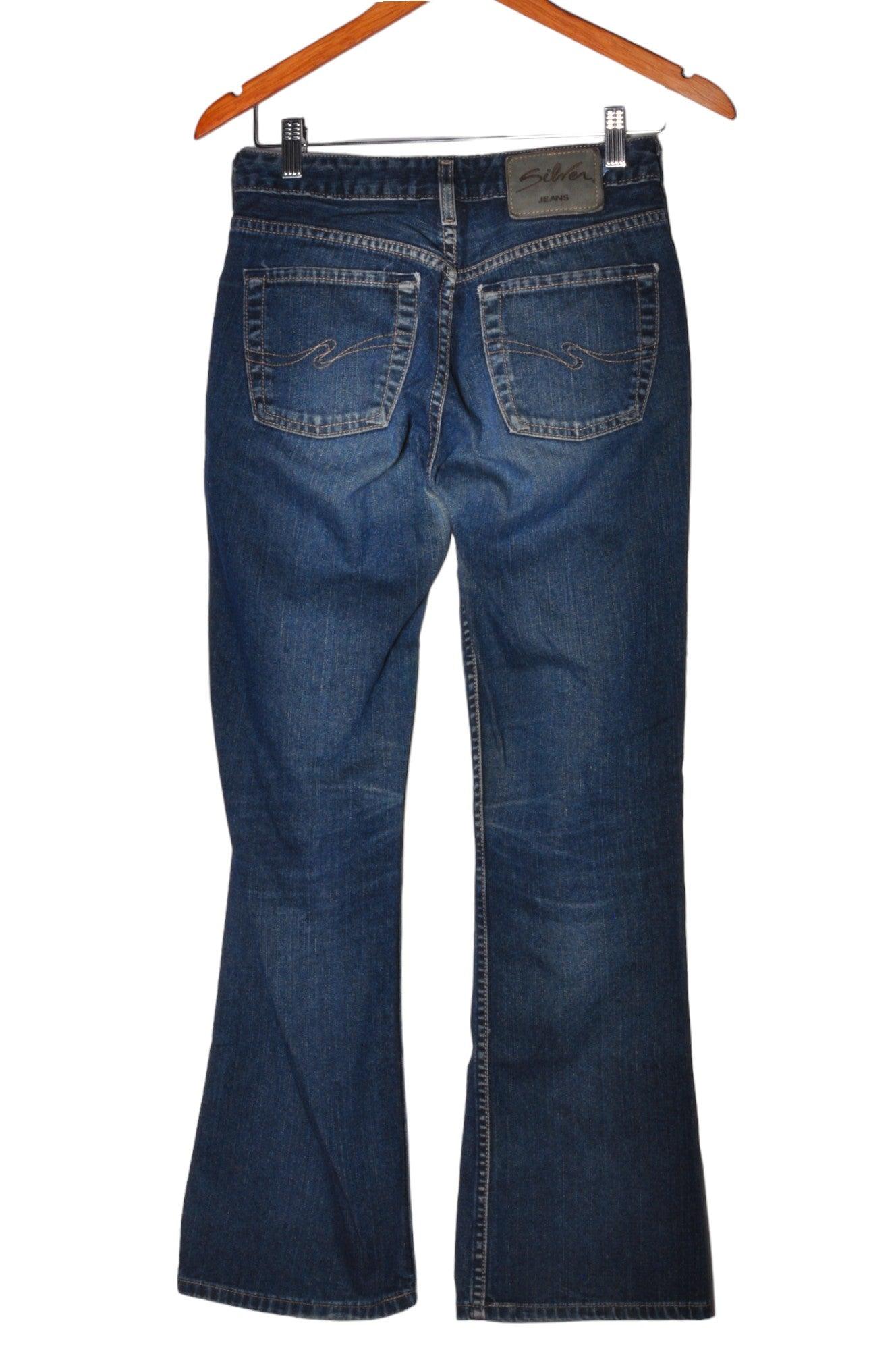 SILVER JEANS Women Straight-Legged Jeans Regular fit in Blue - Size 27x30 | 29.99 $ KOOP