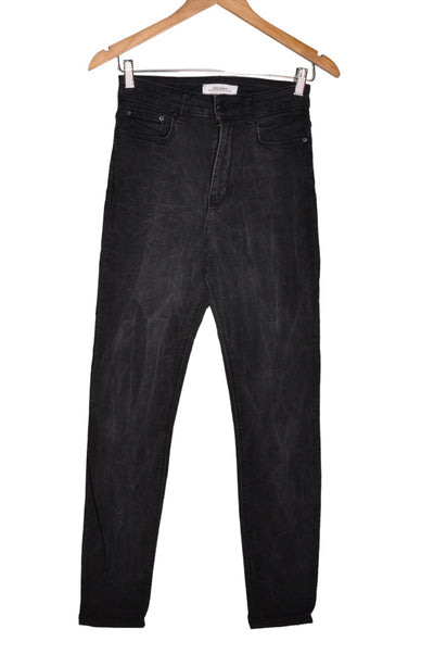 ZARA Women Straight-Legged Jeans Regular fit in Black - Size 4 | 16 $ KOOP