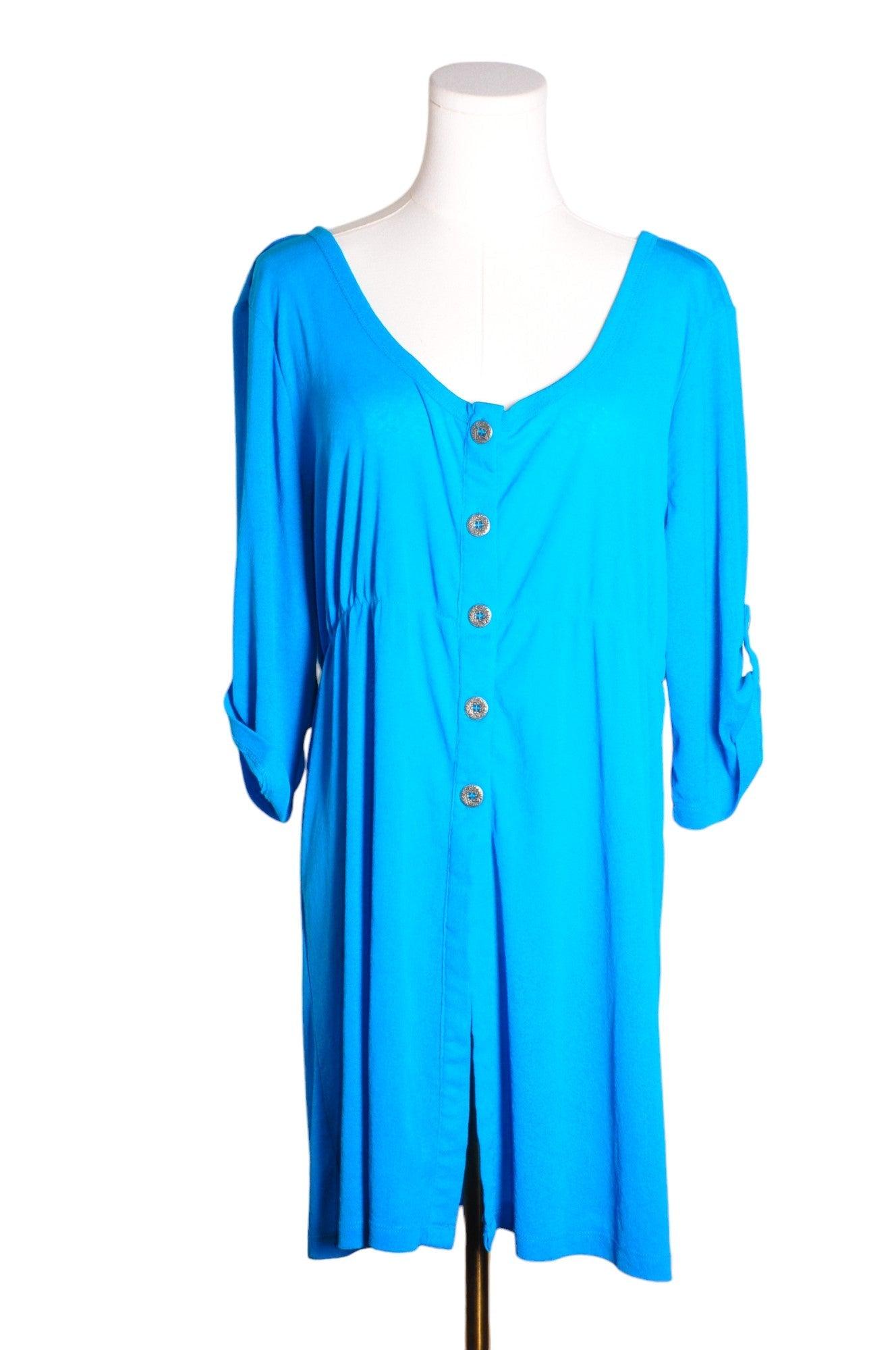 COVER ME Women Button Down Tops Regular fit in Blue - Size L | 10.39 $ KOOP