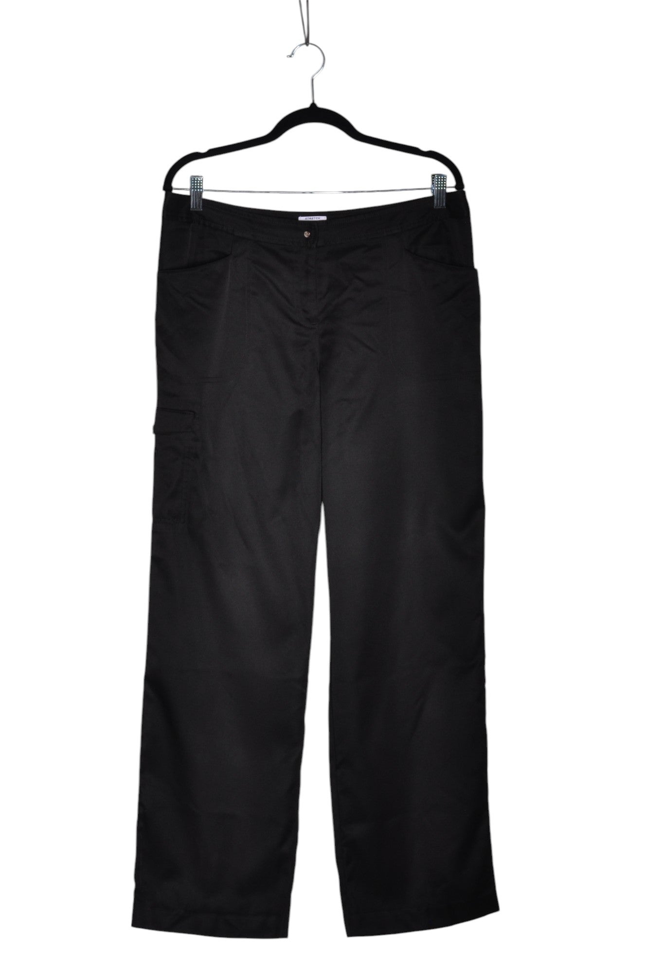 IZOD Women Cargo Pants Regular fit in Black - Size 12 | 16.6 $ KOOP
