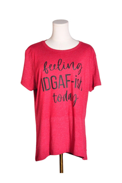 INSTANT MESSAGE Women T-Shirts Regular fit in Red - Size XL | 11.39 $ KOOP