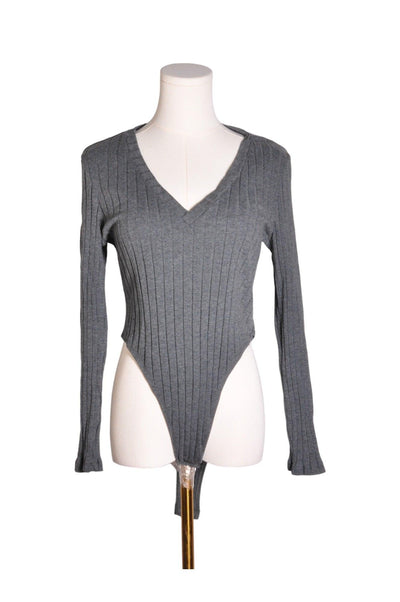 SHEIN Women Bodysuits Regular fit in Gray - Size 1XL | 9.99 $ KOOP